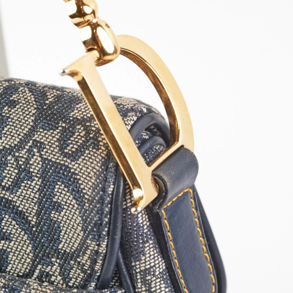 Christian Dior Vintage Diorissimo Saddle Bag EUC - Picture 8 of 11
